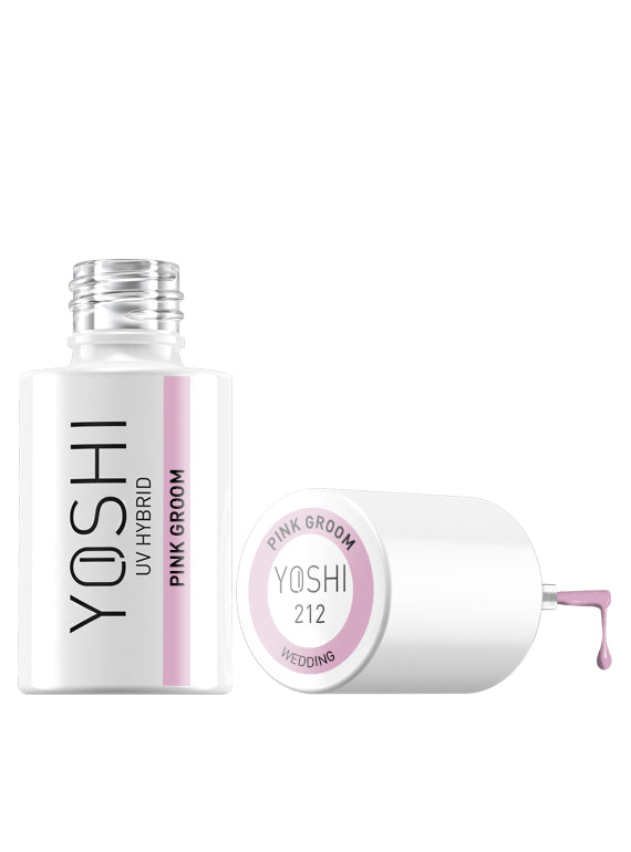Yoshi - Lakier Hybrydowy 212 Pink Groom 6ml