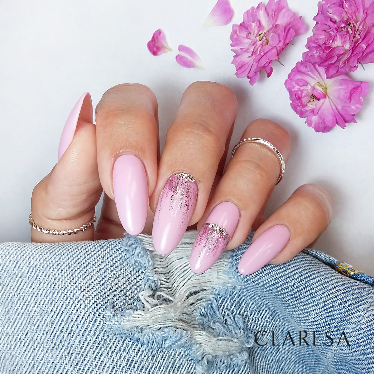 Claresa - Lakier hybrydowy FULL GLITTER 1 -5g