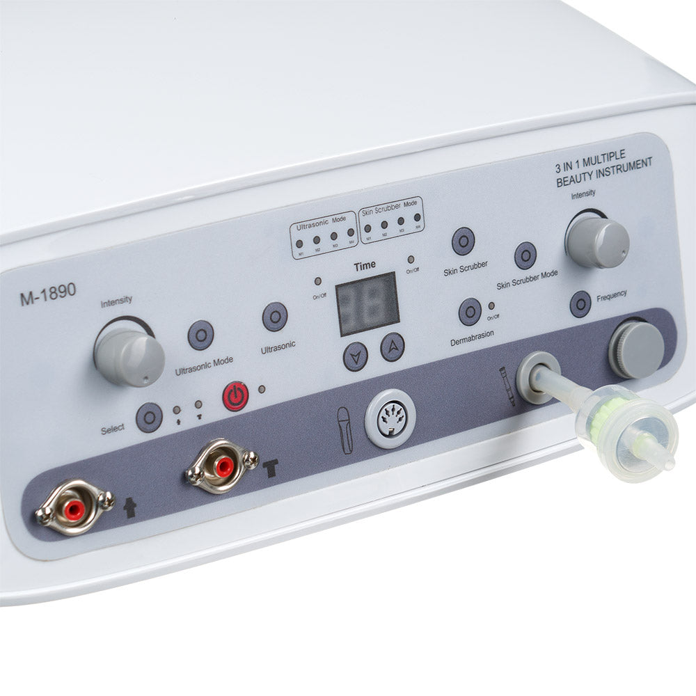3w1 Mikro + Peeling + Ultradźwięki BR-1890 Szary
