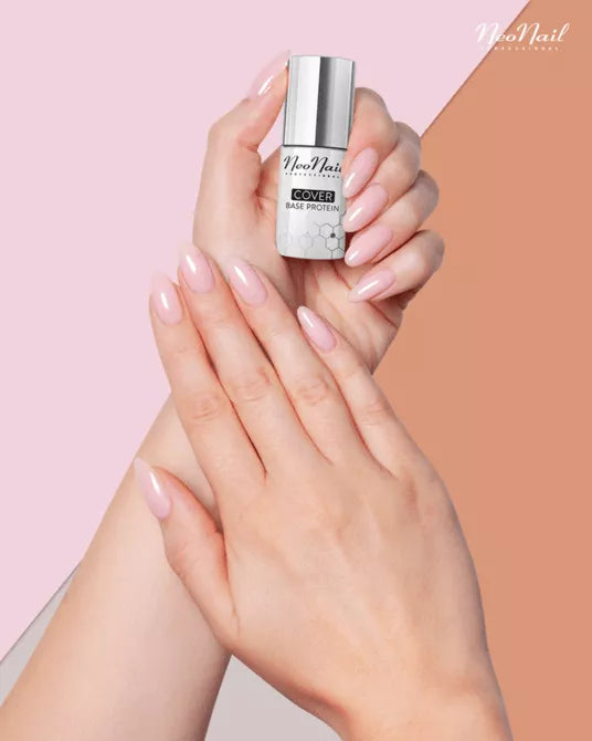 Lakier Hybrydowy 7,2 Ml - Cover Base Protein Nude Rose
