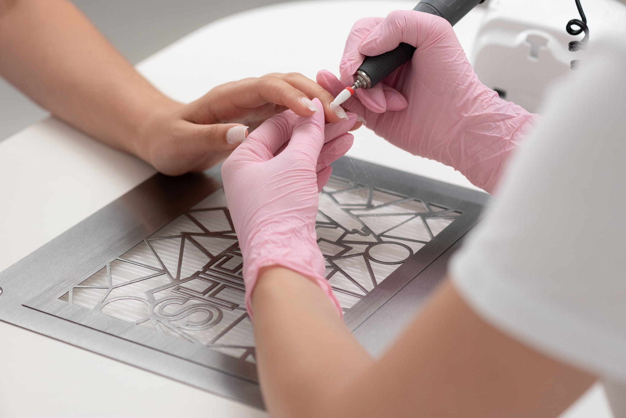 Shemax Pochłaniacz Pyłu Do Manicure Smart V-Pro - Do Zabudowy BIAŁY