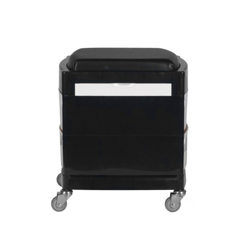 Pomocnik - Taboret Do Pedicure 16-1  Black/White