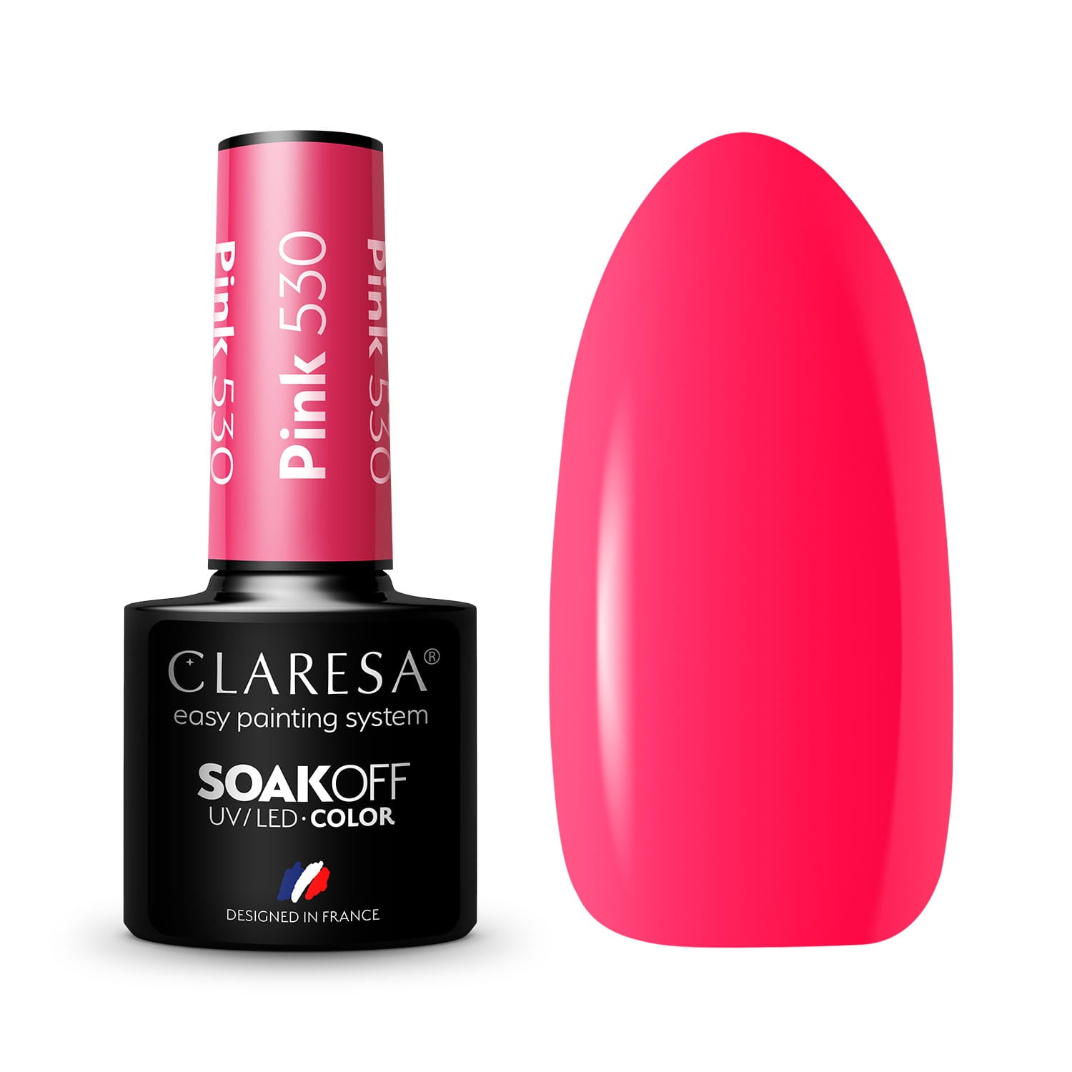 Claresa - Lakier hybrydowy PINK 530 -5g