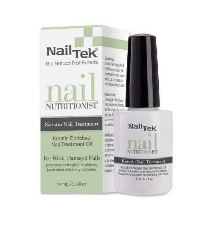 Nail Tek Nail Nutritionist Keratin Enriched Treatment Oil Olejek Do Paznokci Z Keratyną 14 ml