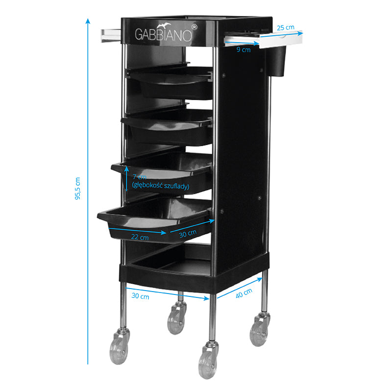 Gabbiano Pomocnik Fryzjerski Fx11f Black