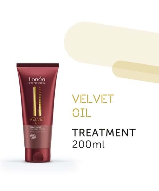 Londa Velvet Oil Kuracja Odżywiająca Włosy I Ożywiająca Włosy, 200 Ml
