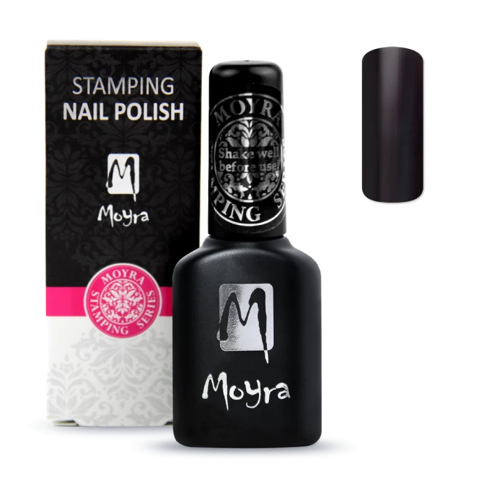 Moyra Lakier Do Stempli Smart 01 Black 12 Ml