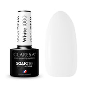 Claresa - Lakier hybrydowy WHITE 1000 -5g
