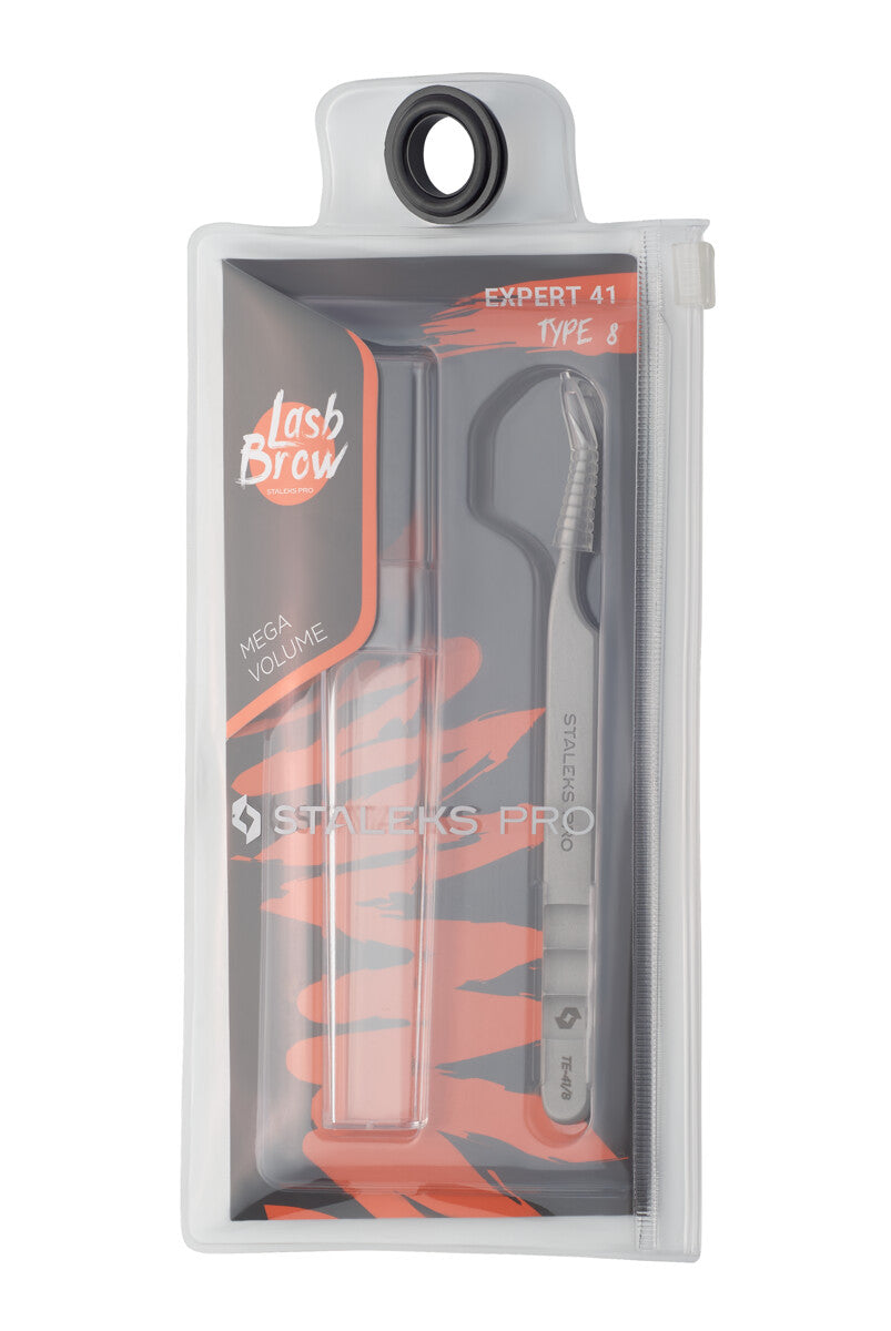 Profesjonalna pęseta do rzęs EXPERT 41 TYPE 8 (Mini L,70')