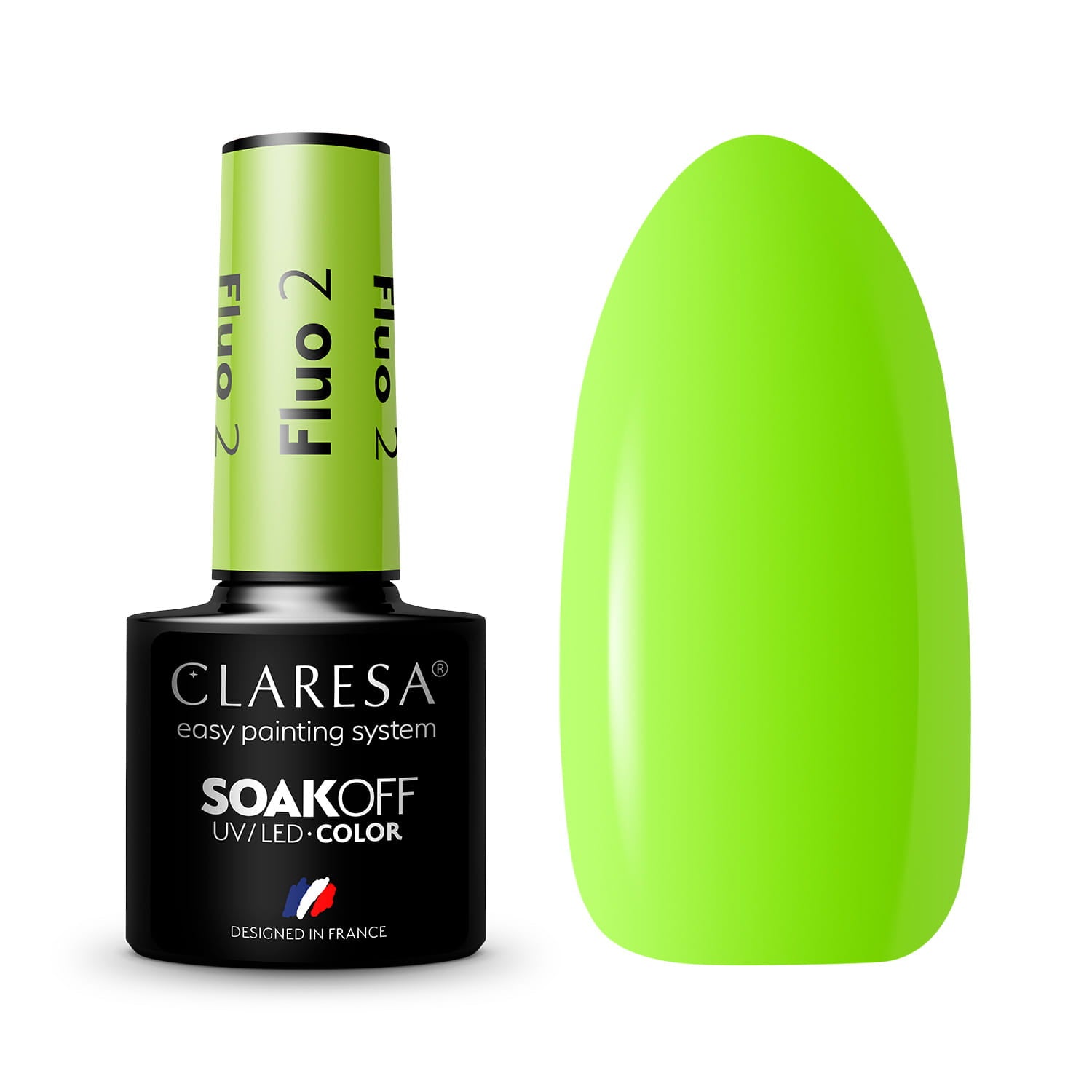 Claresa - lakier hybrydowy FLUO 2 -5g