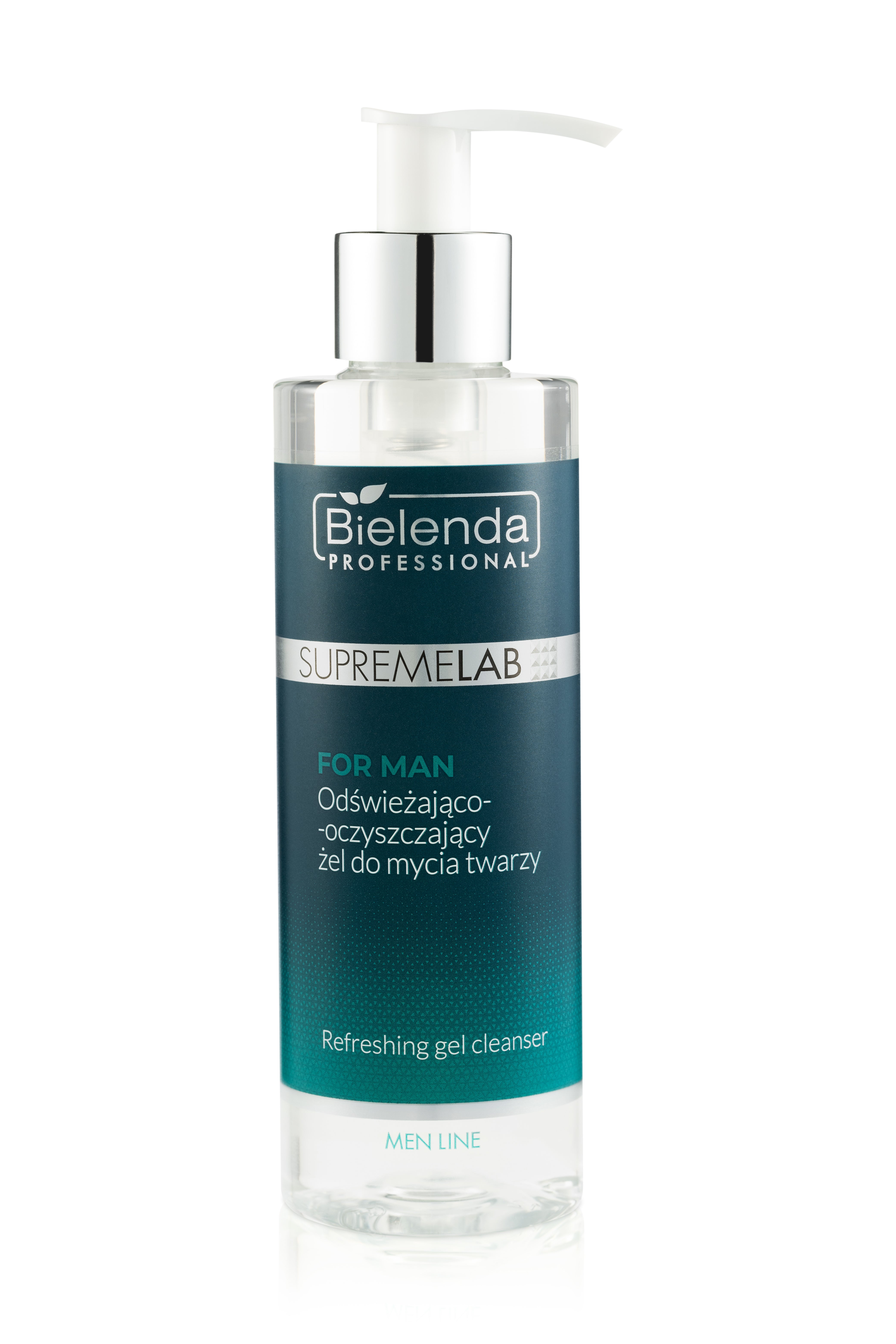 Bielenda SupremeLab For Men - Odświeżająco-Oczyszczający Żel Do Mycia Twarzy 200ml