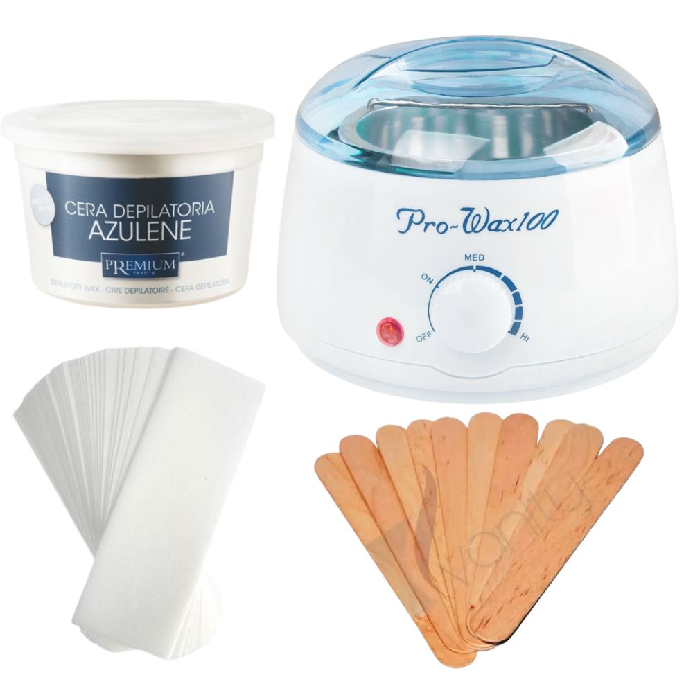 Zestaw Do Depilacji Pro Wax Pure Light - O Zapachu Azulenu