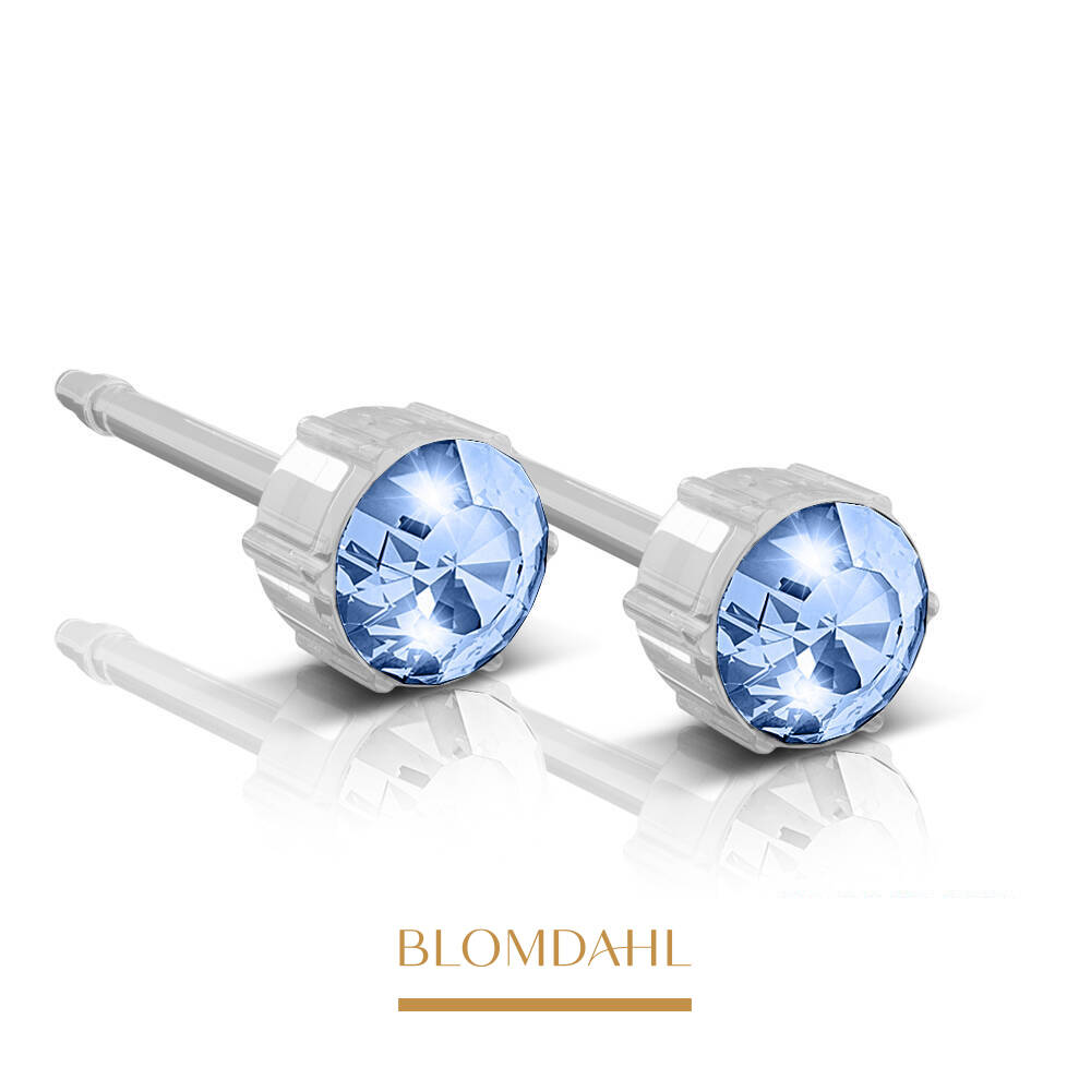 Blomdahl - Kolczyk Sapphire 4 mm SFJ