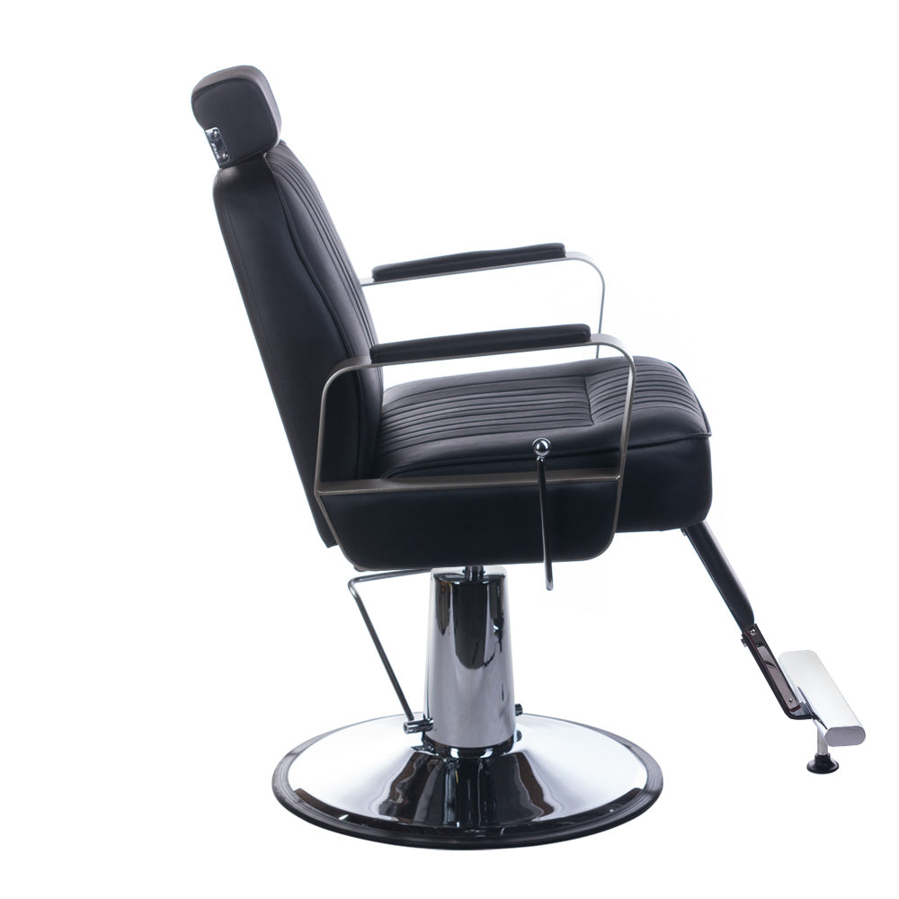 Fotel barberski HOMER BH-31237 Kremowy