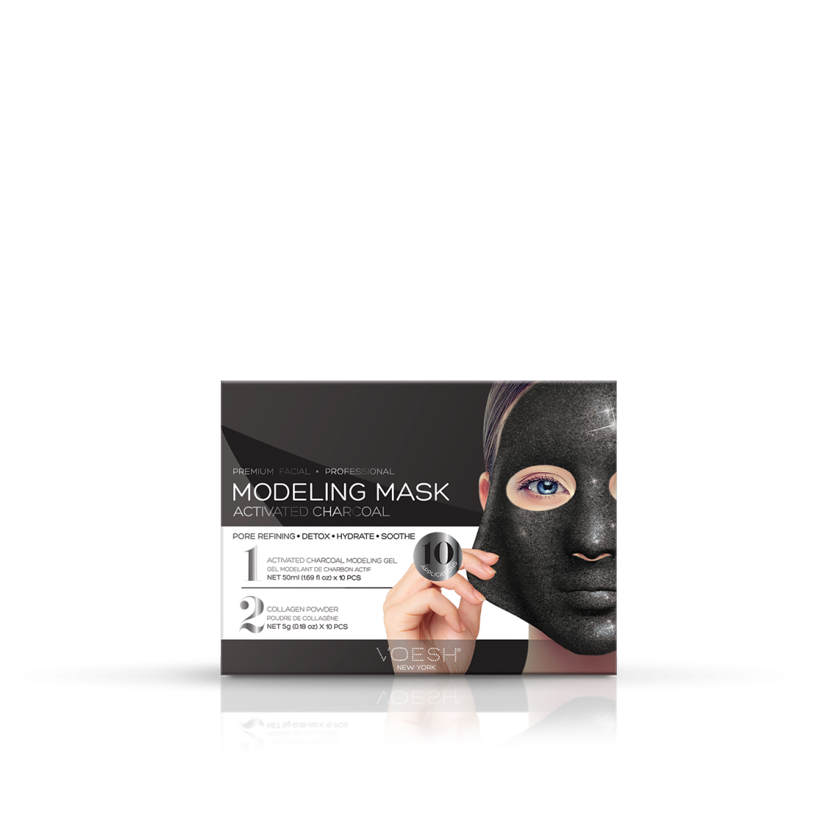 Voesh Żelowa Maska Modelująca Activated Charcoal