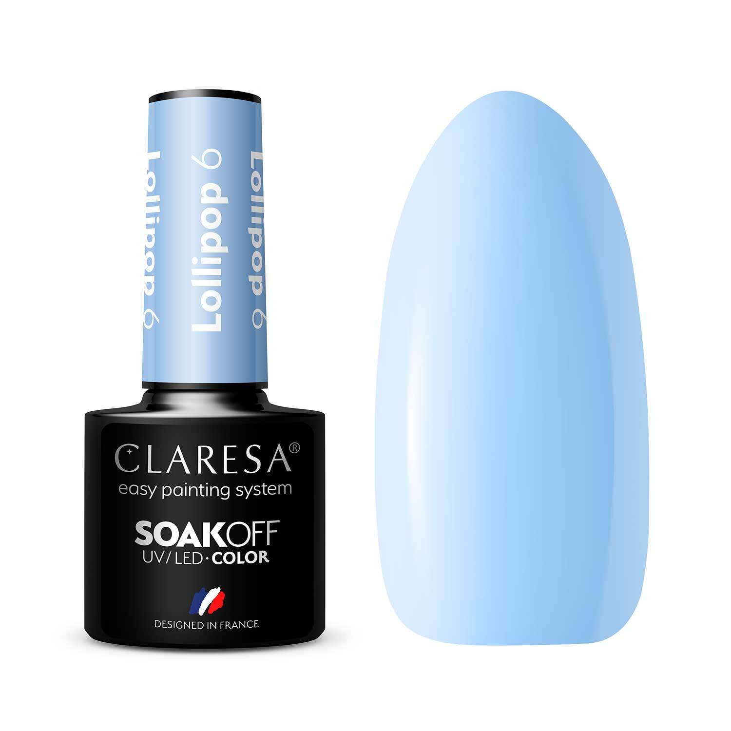 Claresa - Lakier hybrydowy LOLLIPOP 6 -5g