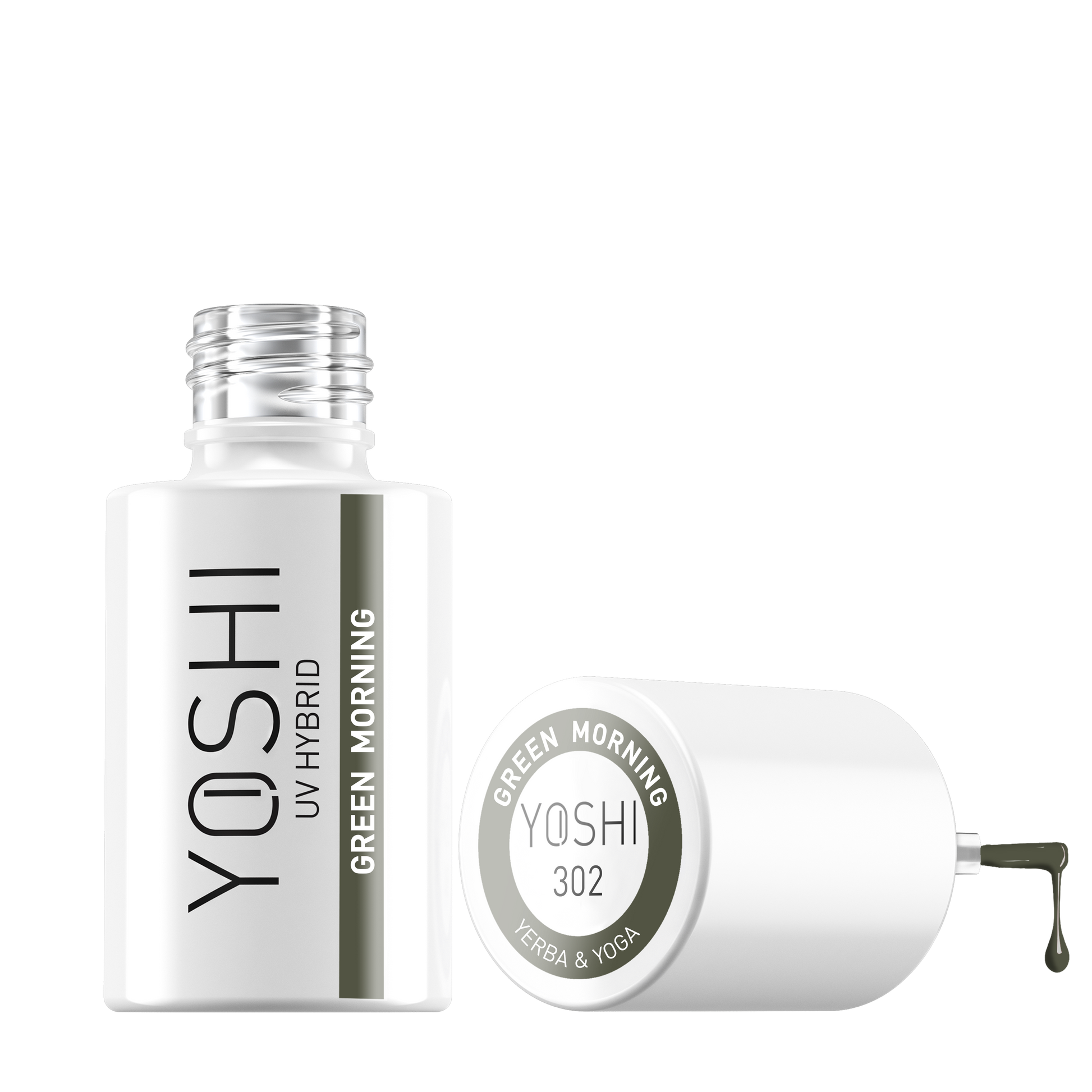 Yoshi - Lakier Hybrydowy 302 Green Morning 6ml