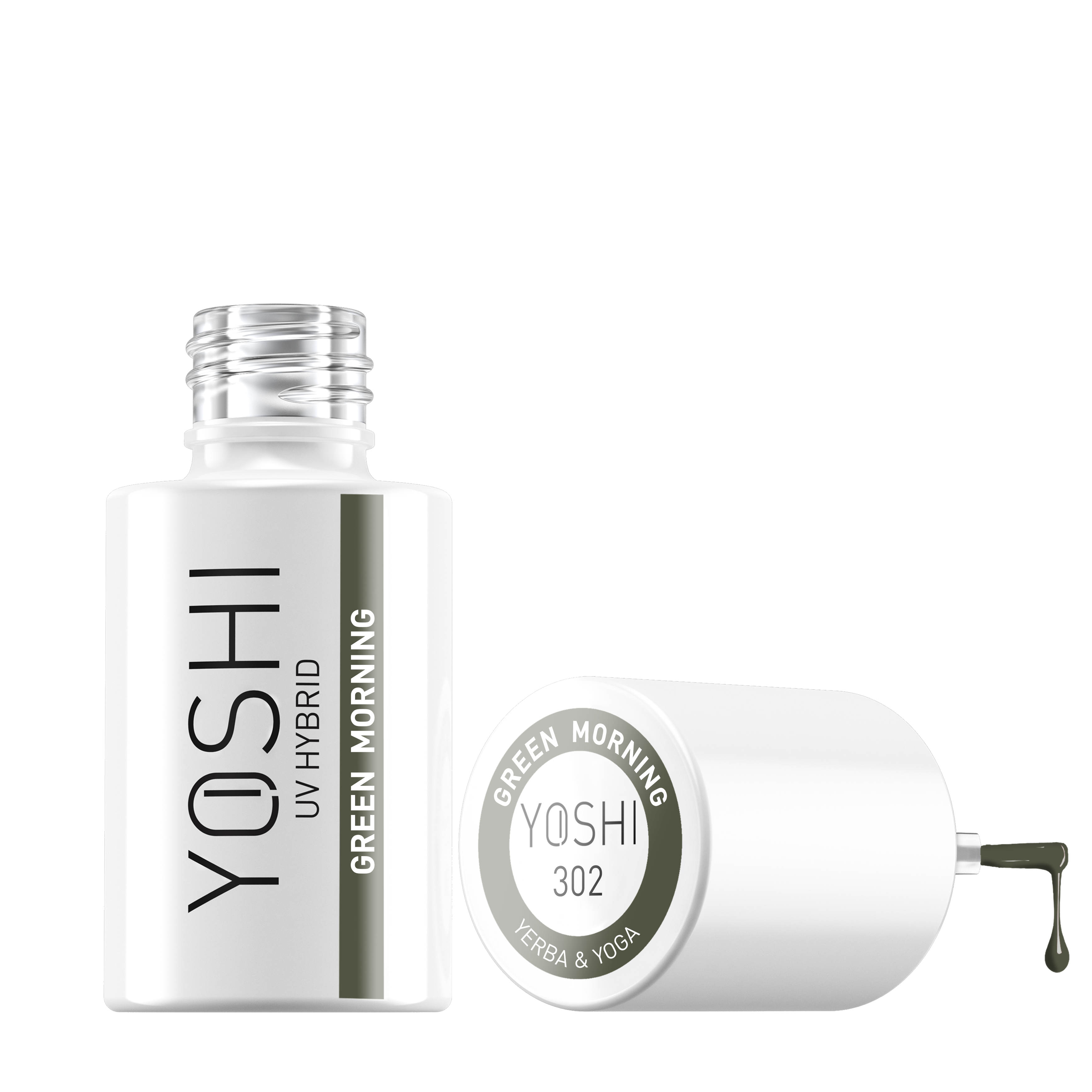 Yoshi - Lakier Hybrydowy 302 Green Morning 6ml