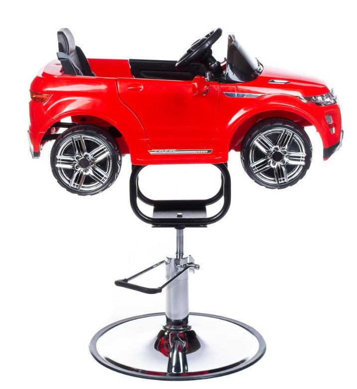 Dziecięcy fotel fryzjerski Range Rover czerwony