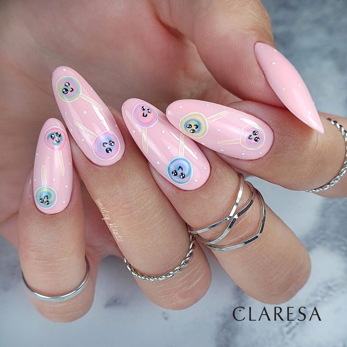 Claresa - Lakier hybrydowy LOLLIPOP 5 -5g