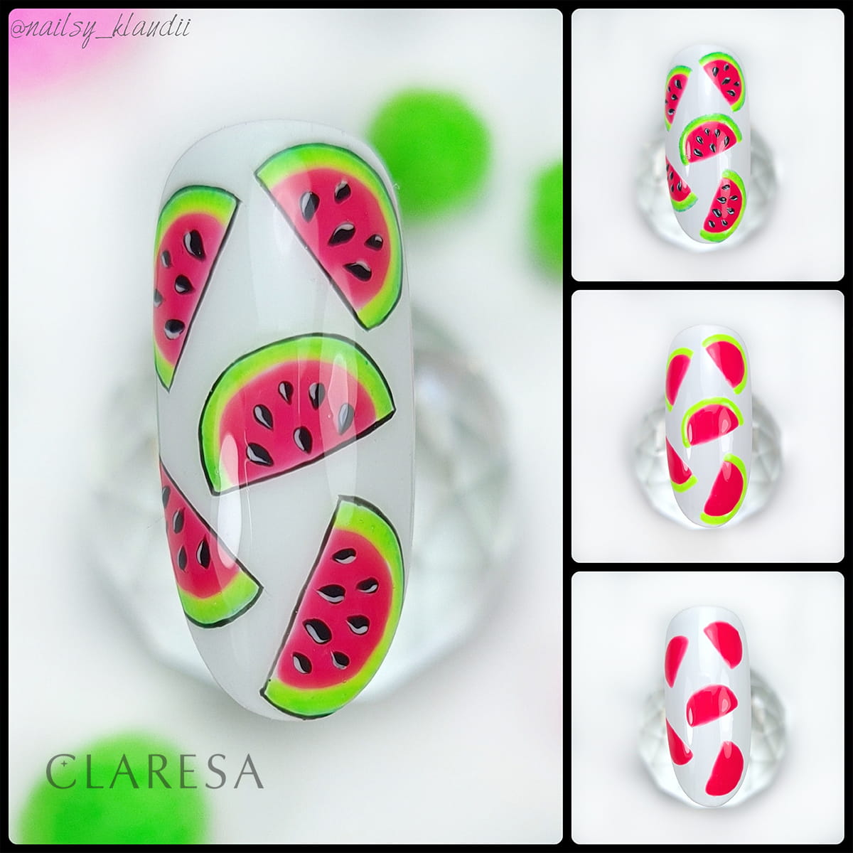 Claresa - Lakier hybrydowy WHITE 1000 -5g