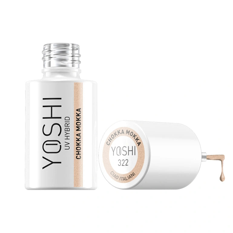 Yoshi - Lakier Hybrydowy 322 Chokka Mokka 6 ml