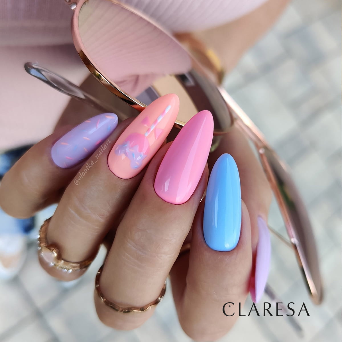 Claresa - Lakier hybrydowy LOLLIPOP 6 -5g