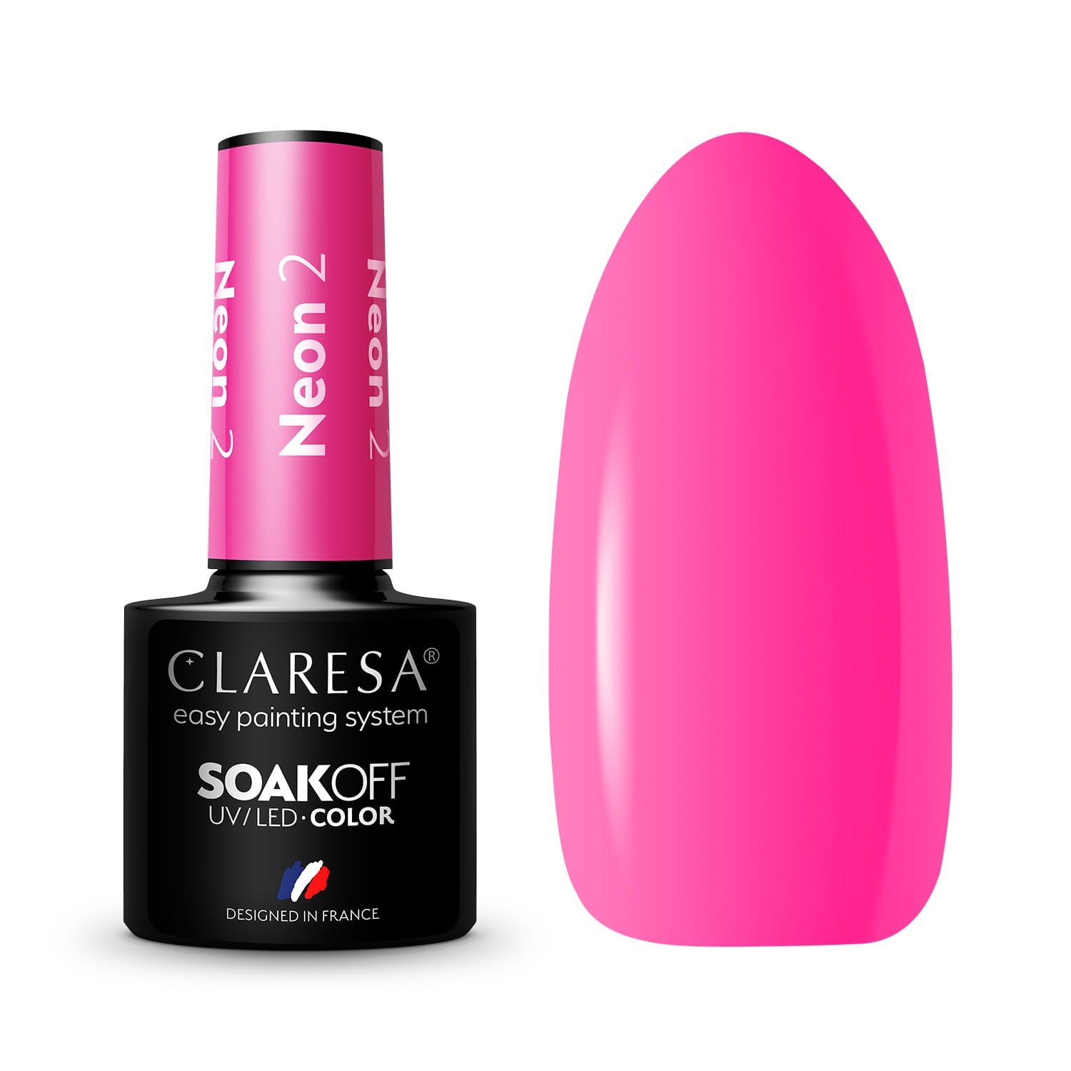 Claresa - Lakier hybrydowy NEON 2 -5g