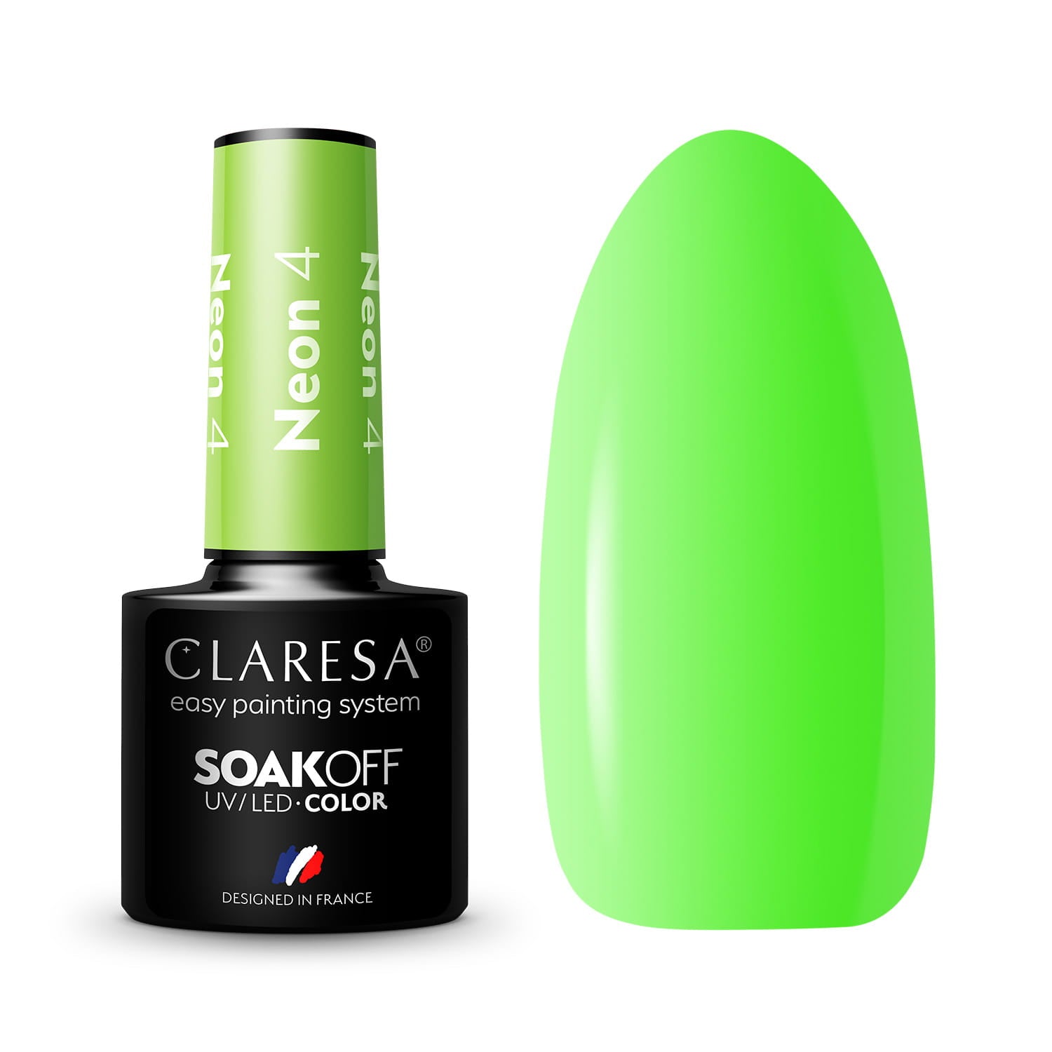 Claresa - Lakier hybrydowy NEON 4 -5g