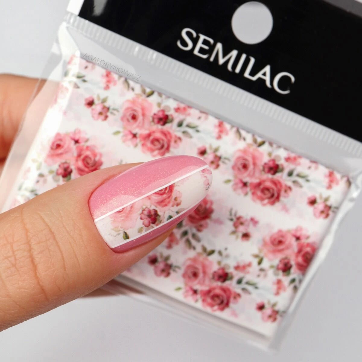 Semilac Folia Transferowa White Lace 16 (1)
