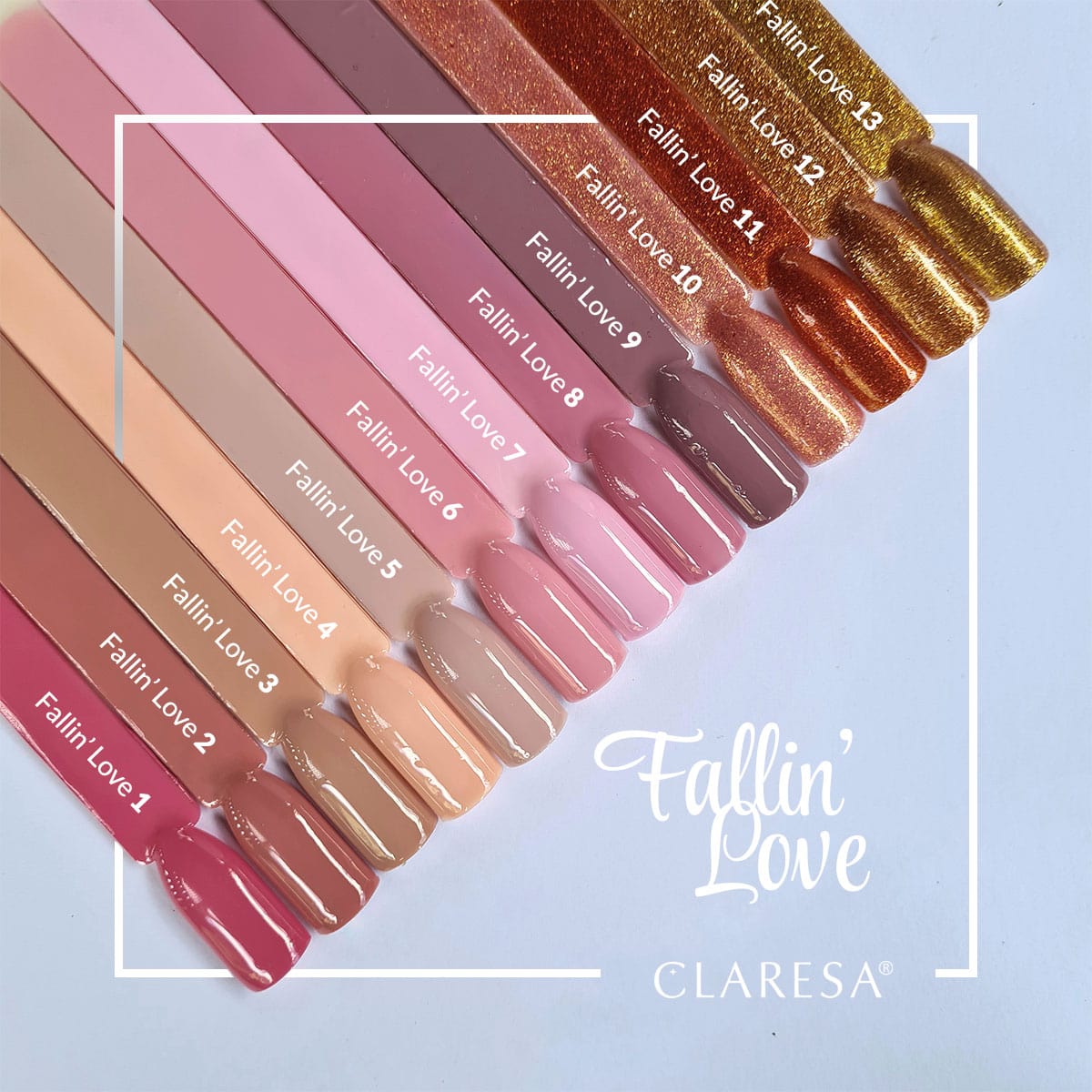 Claresa - lakier hybrydowy FALLIN' LOVE 10 -5g