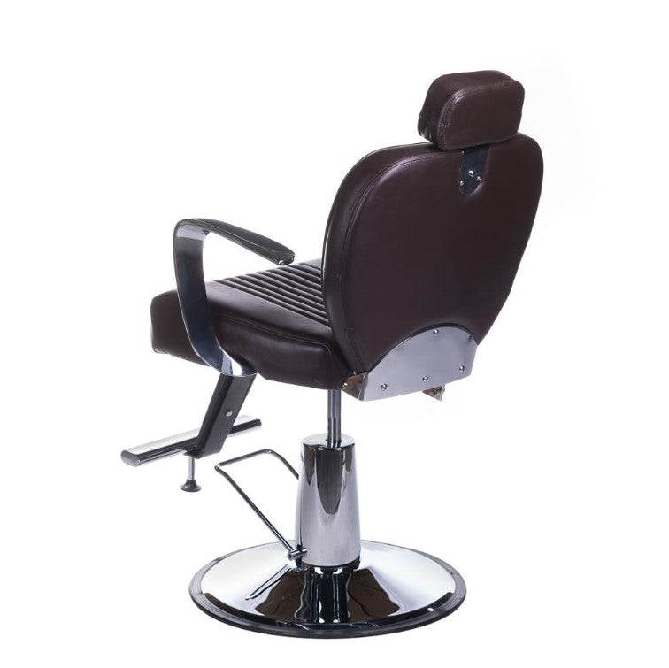 Fotel barberski OLAF BH-3273 Brązowy