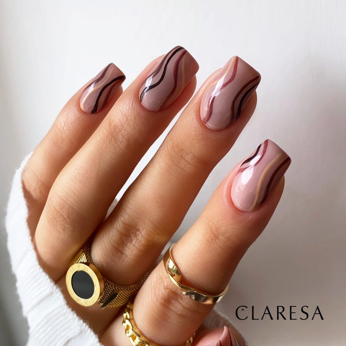 Claresa - Lakier hybrydowy BROWN 304 -5g