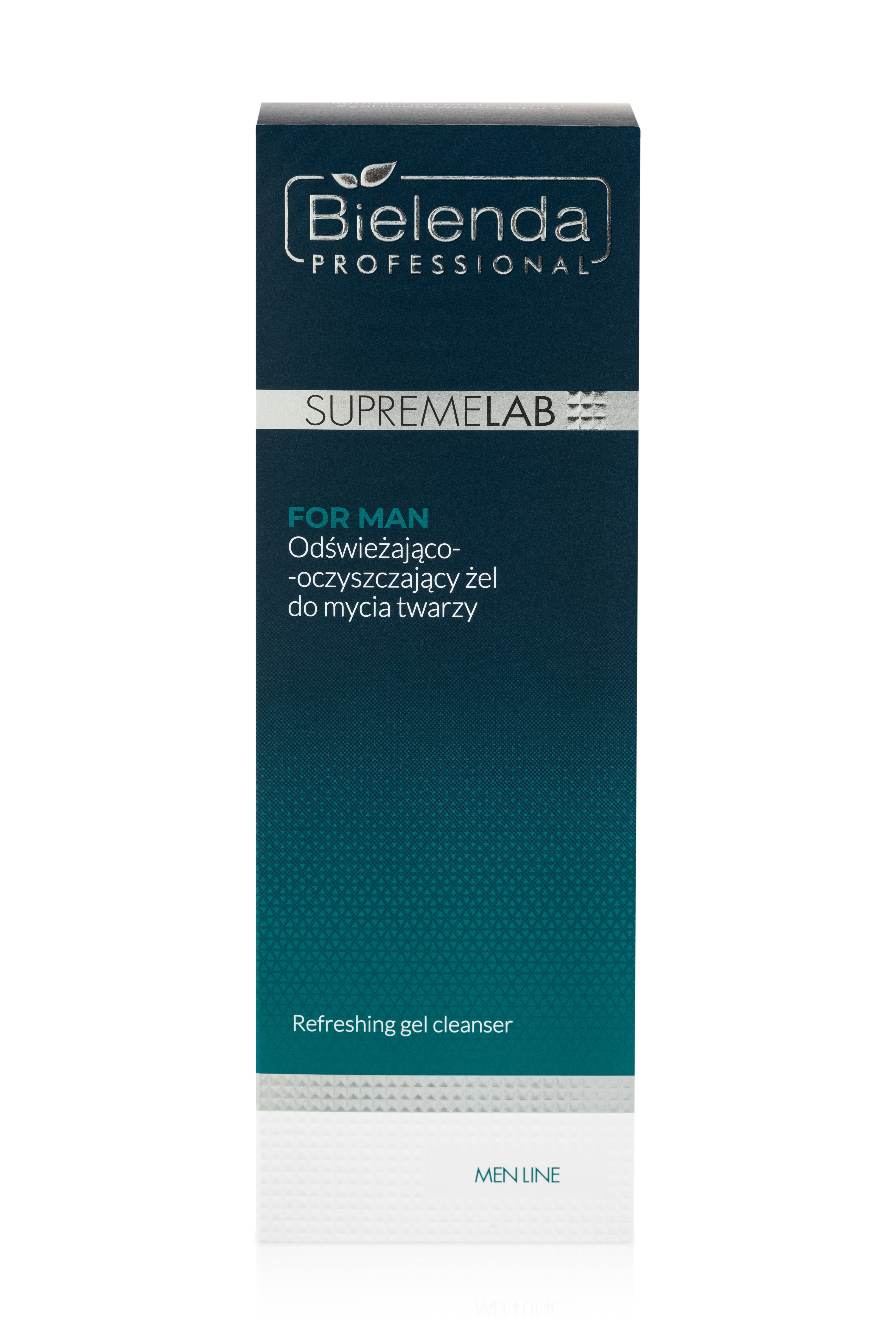 Bielenda SupremeLab For Men - Odświeżająco-Oczyszczający Żel Do Mycia Twarzy 200ml