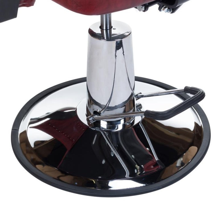 Fotel barberski HOMER II BH-31275 Czerwony