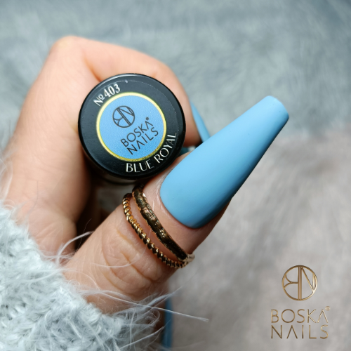 Boska Nails Lakier Hybrydowy Go Spring Blue Royal no 403 6 ml