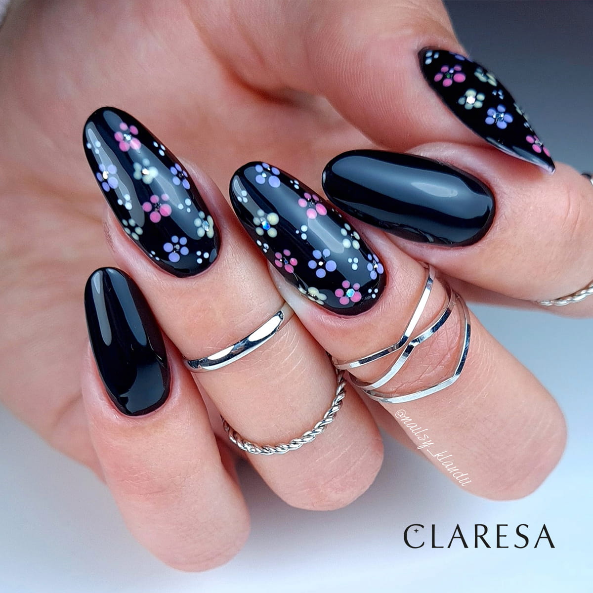 Claresa - Lakier hybrydowy BLACK 900 -5g