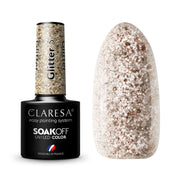 Claresa - Lakier hybrydowy GLITTER 3 -5g