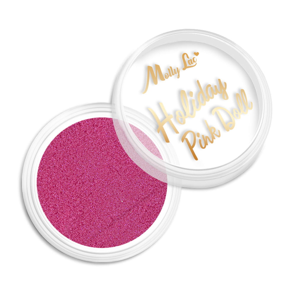 Mollylac Efekt Do Paznokci Holiday Pink Doll 1g Nr 4
