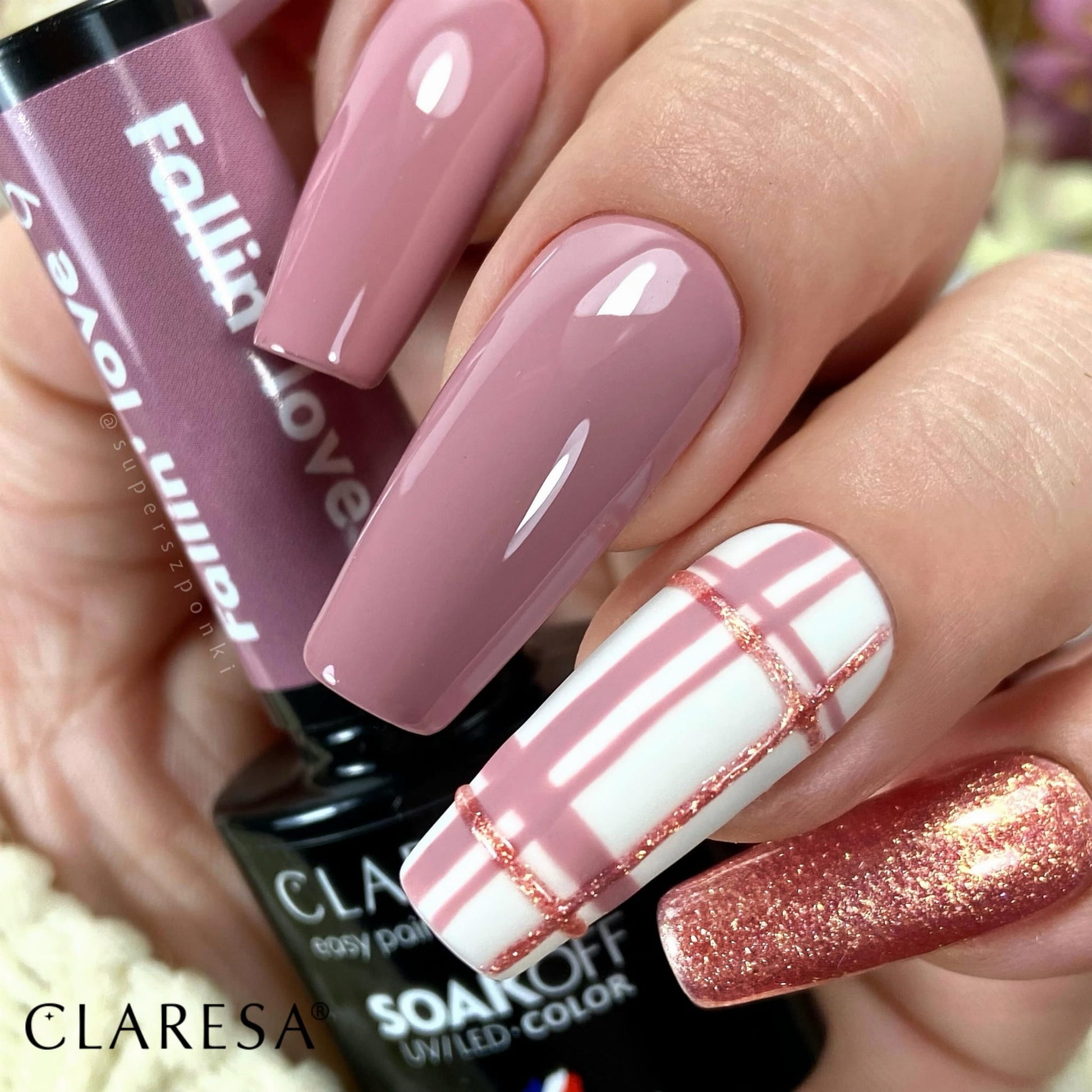 Claresa - lakier hybrydowy FALLIN' LOVE 10 -5g
