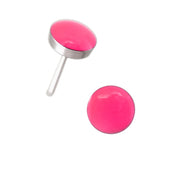 System75 Kolczyk Neon Hot Pink 7512-0628