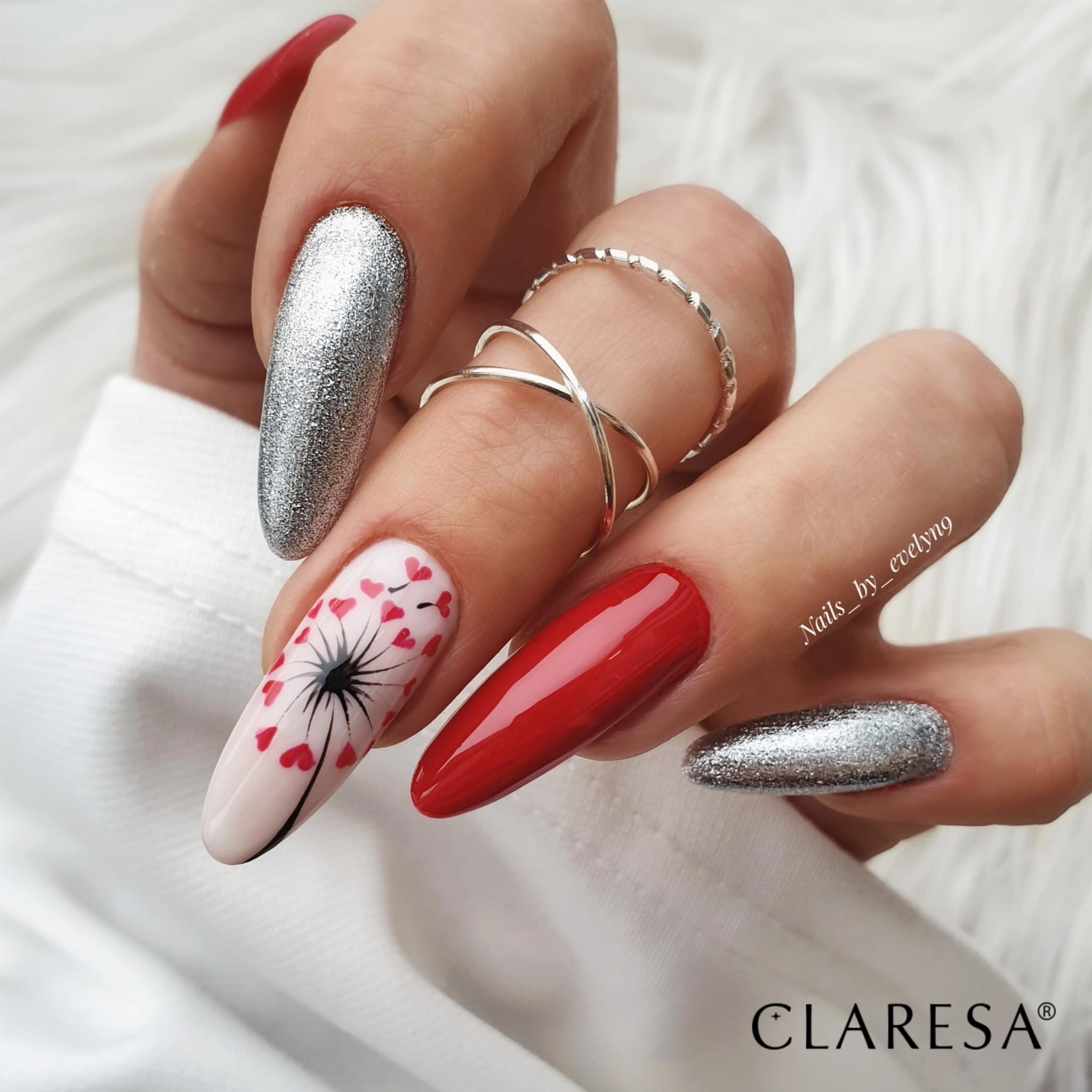 Claresa - Lakier hybrydowy RED 419 -5g