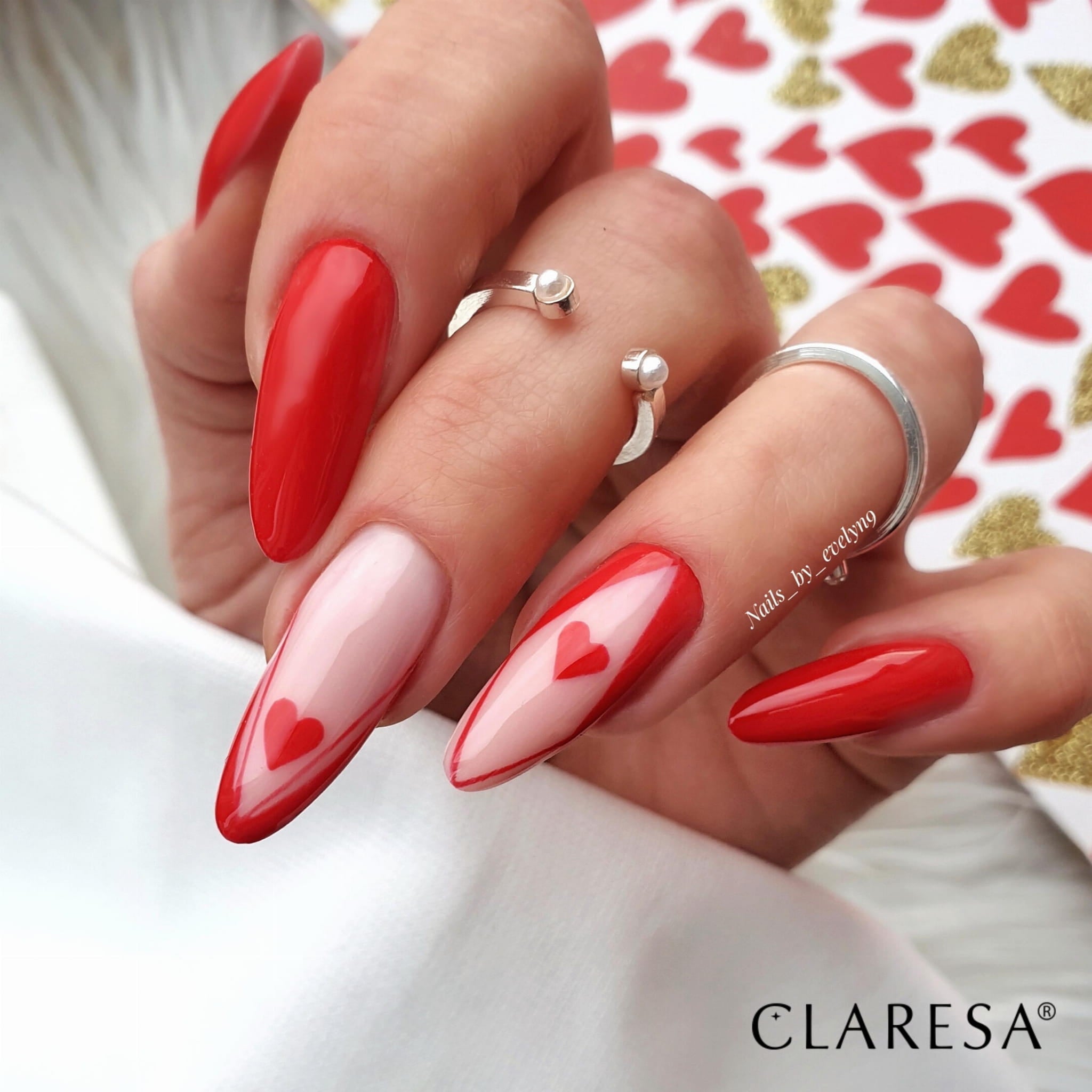 Claresa - Lakier hybrydowy RED 406 5g