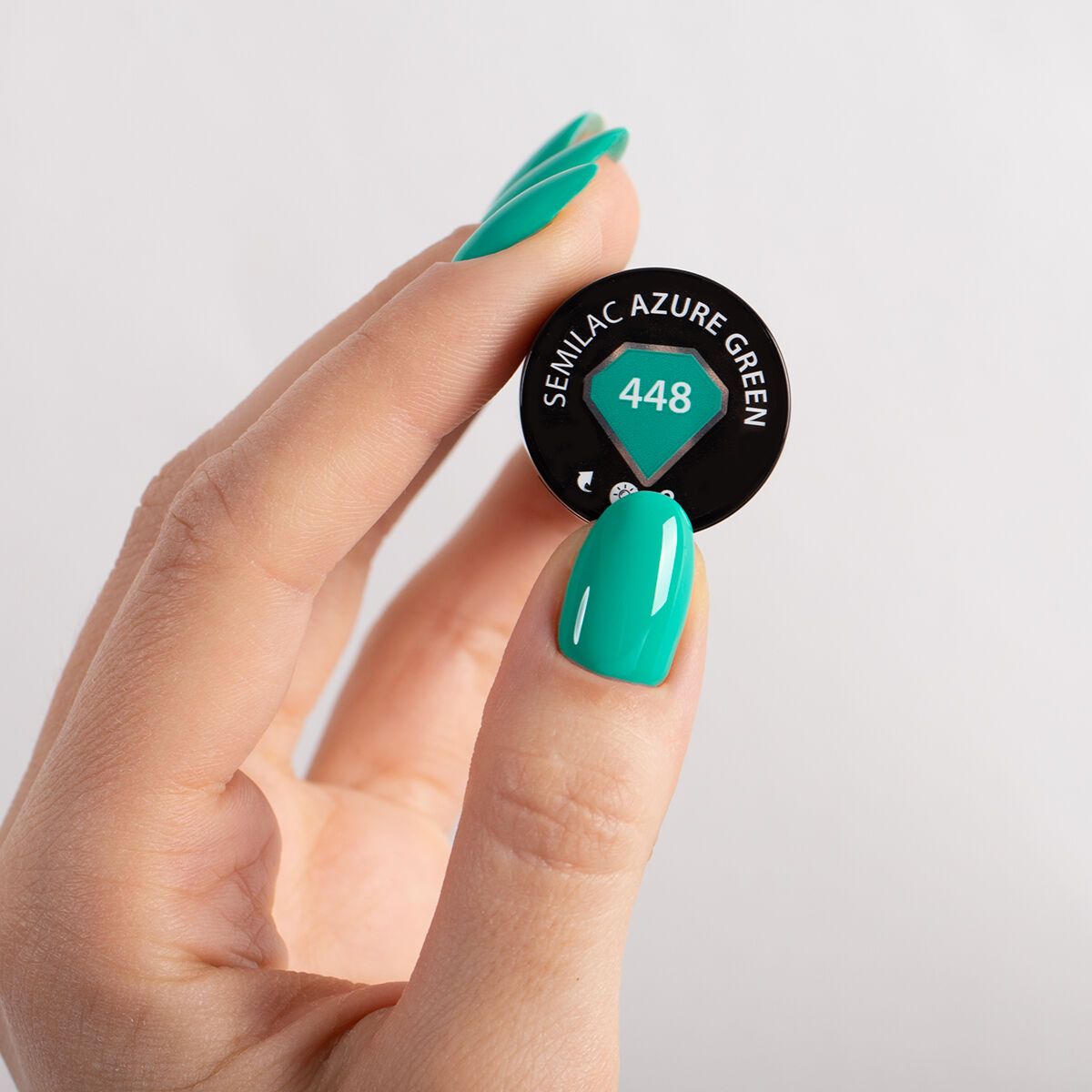 Semilac Lakier Hybrydowy 448 Azure Green 7ml