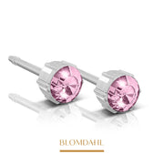 Blomdahl - Kolczyk Light Rose 4 mm SFJ