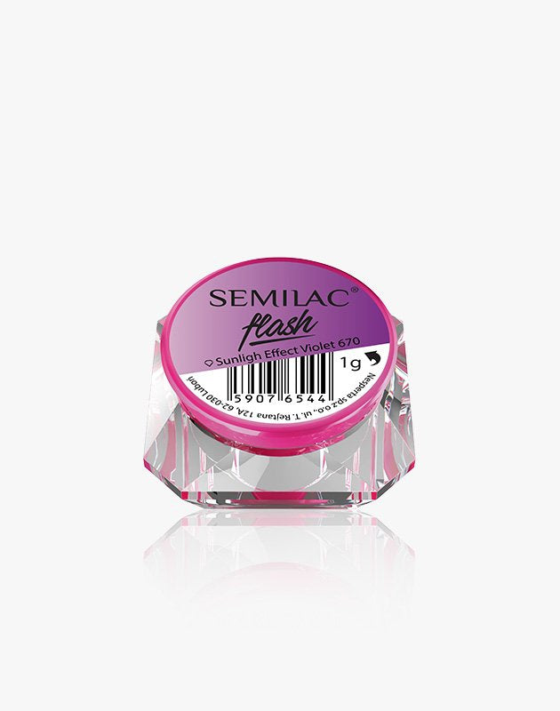 Semilac Flash Sunlight Effect Violet 670