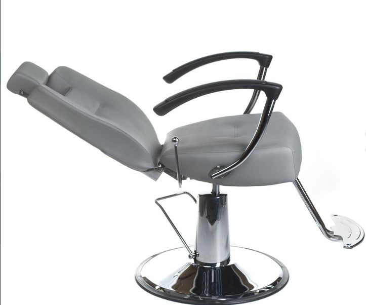 Fotel barberski HEKTOR BH-3208 Szary
