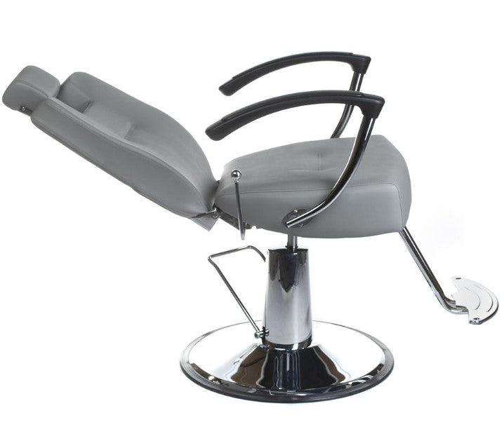 Fotel barberski HEKTOR BH-3208 Szary