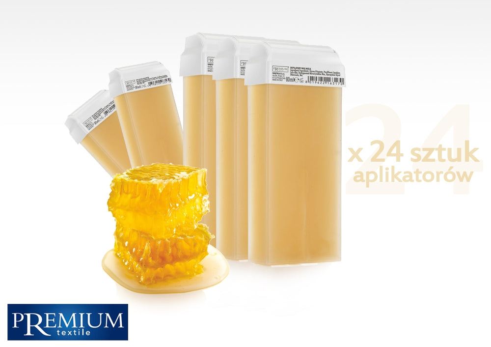 Zestaw Gabinetowy Woski Do Depilacji Miele Z Szeroką Rolką 80ml X 24 Szt