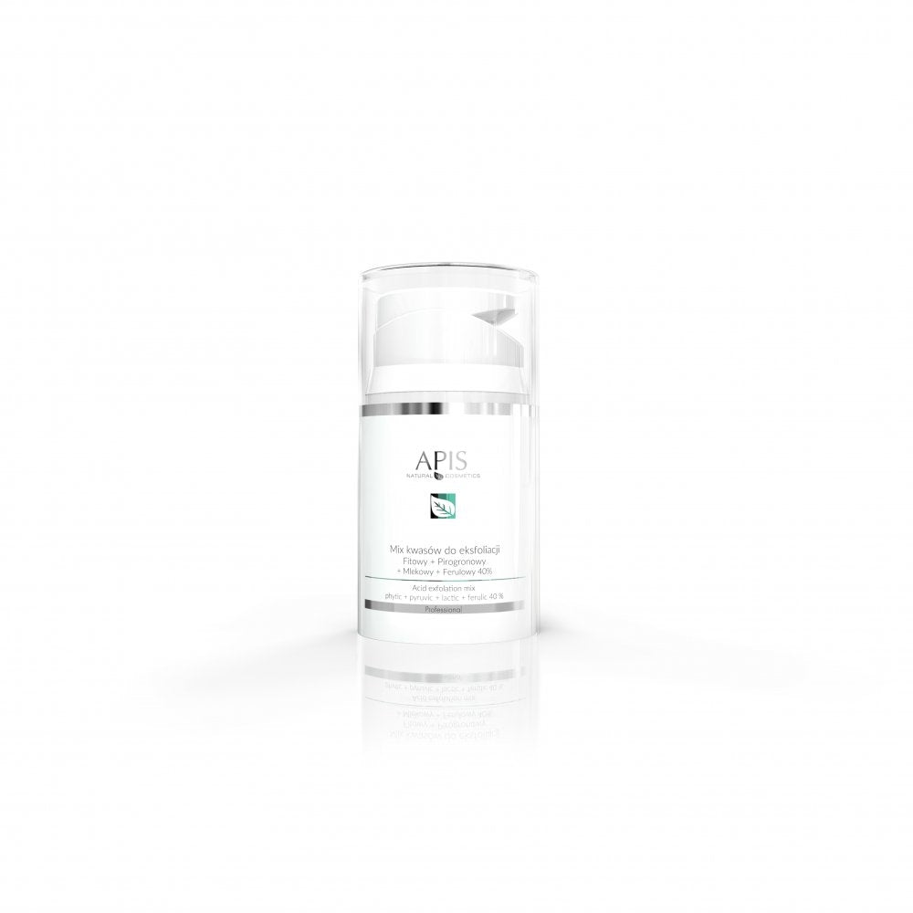 APIS MIX Kwasów do eksfoliacji Fitowy + Pirogronowy + Mlekowy + Ferulowy 40% 50ml
